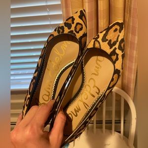 Cheetah flats never worn, size 6 Sam Edelman